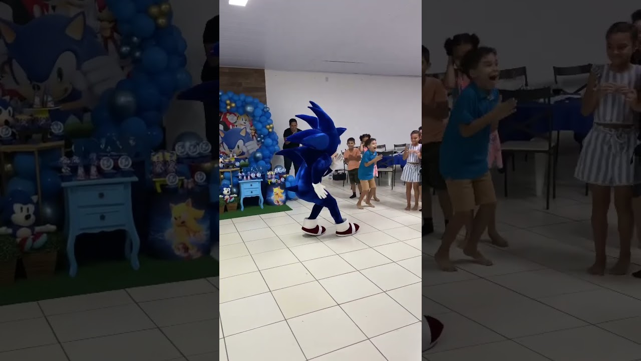 #personagemvivo #shorts #animadoresdefesta #sonic #aniversario #desenhoanimado #viralshorts