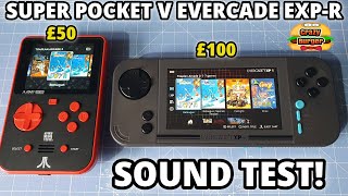 Sound Test - Evercade EXP-R V Super Pocket - Incredible Difference!