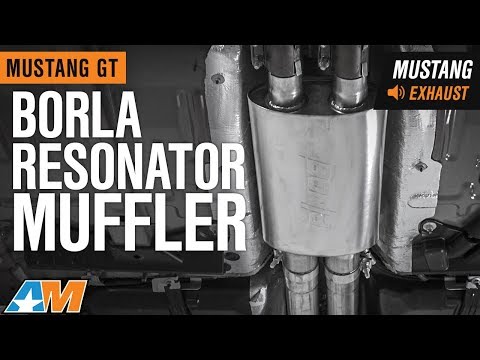 2018-2019 Mustang GT Borla Resonator Muffler w/ Active Exhaust Sound Clip & Install