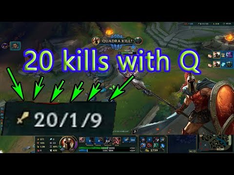 PANTHEON 20 Kills With Q!!!