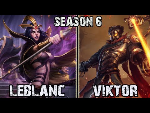 SKT T1 Faker Leblanc vs Viktor MID Ranked Challenger Korea