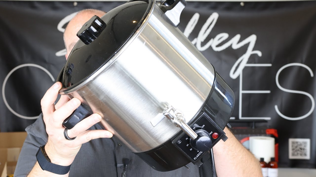 Watch video Using the brand new 9ltr LCS candle wax melter - Pour 50 candles at at time!! Now Using the brand new 9ltr LCS candle wax melter - Pour 50 candles at at time!!