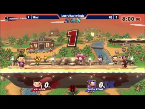 SOS 2 Wii U Singles - [Losers] GQ vs Wind