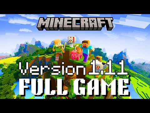Minecraft 1.11 Full Game Walkthrough | The Exploration Update (No Commentary)