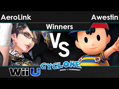 Cyclone 2 - AeroLink (Bayonetta) vs SS | Awestin (Ness) Winners - Smash 4