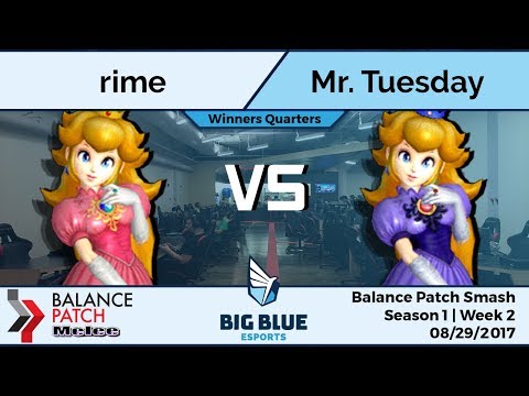 Balance Patch Melee 2 - rime vs. Mr. Tuesday - Winners Quarters