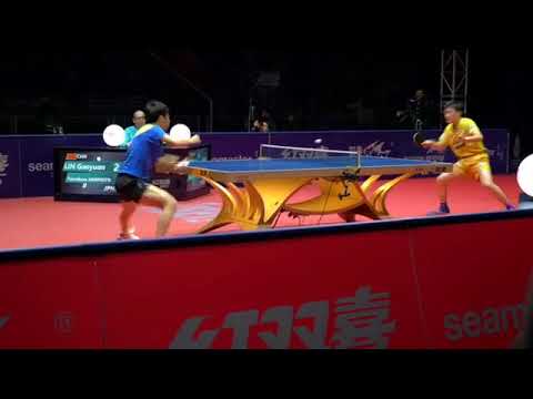 Nice point Table tennis Harimoto TOmokazu and Lin Gaoyuan