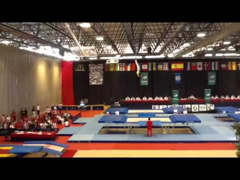 Tu Xiao Trampoline world cup Albacete 2012