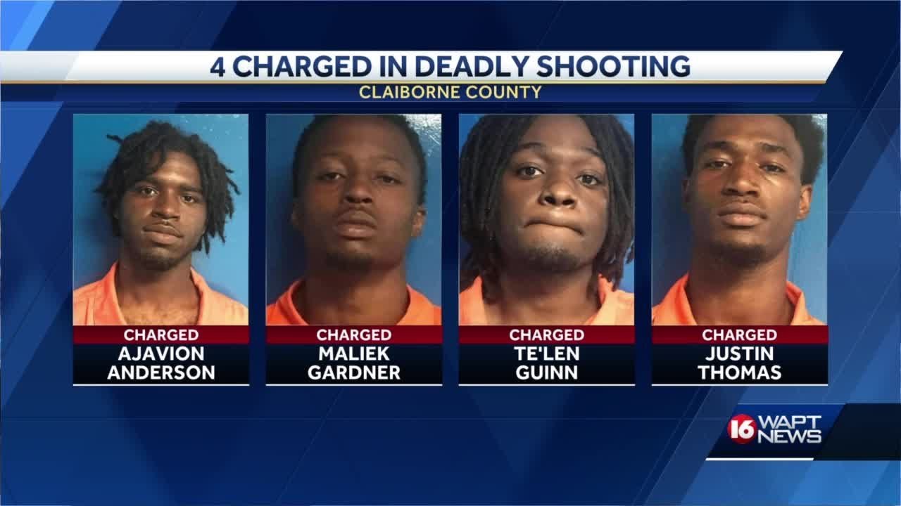 4 charged in Claiborne County murder