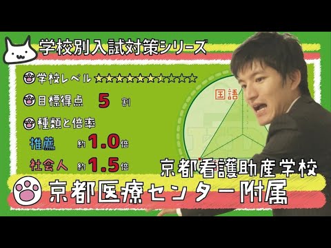 看護学科 【再アップ】京都医療センター附属京都看護助産学校の傾向と対策【看護受験チャンネル】