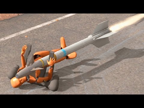 Rocket Ride Crashes #19 - Beamng Drive