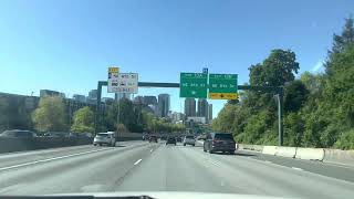 Bellevue Wa🇺🇸 405 Freeway North Drive Video 2023