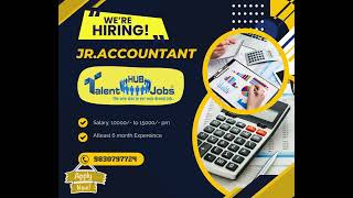 Hiring Jr. accountant for Kolkata Location