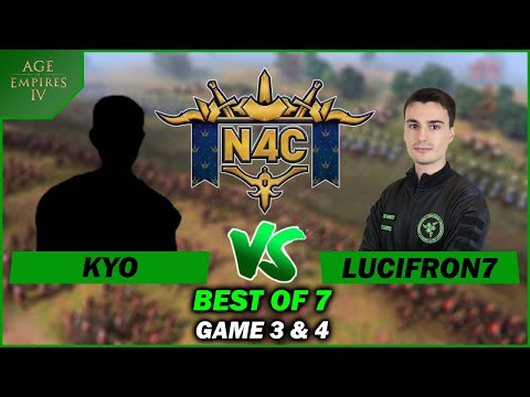 Age of Empires 4 - LucifroN7 vs Kyo - $100k N4C Qualifiers 2 - G3 & G4