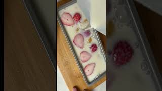 混ぜて冷やすだけ！濃厚フルーツ牛乳寒天の作り方／詳細はYouTube「春mamaチャンネル」へ#簡単レシピ #簡単スイーツ 