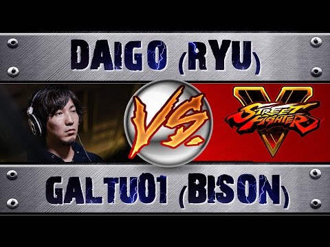 Street Fighter V | 5 DAIGO - THE BEAST - (RYU) VS GALTU01 (M.BISON) (X7) PRO RANKED MATCH - HD