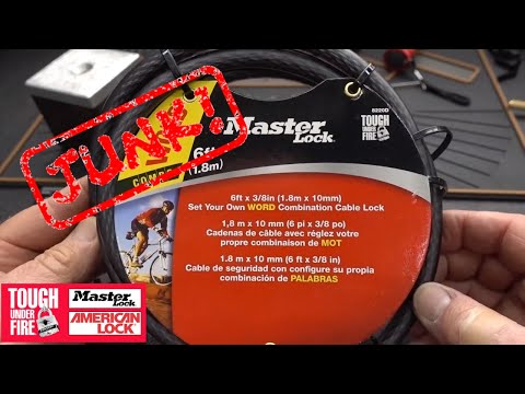 Master Lock MasterLock KVOTUM ciklo tvirtinimo įtaisas 8228 raudona (MRL-8228EURDPRORED) video