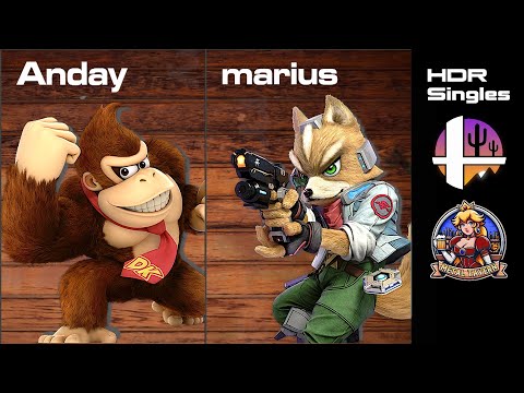 Metal Tavern: An HDR Regional -  Anday (Donkey Kong) vs Marius (Fox) Winners Quarter Finals