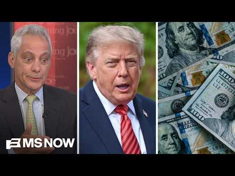 Rahm Emanuel: Americans believe Trump 'CORRUPTION' is driving up costs