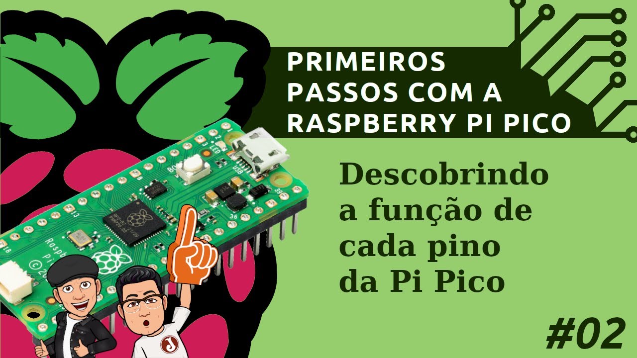 Descobrindo a função de cada pino da Pi Pico - EP02