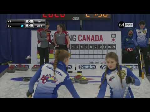 2018 U-18 Curling Championship - NWT vs. BC