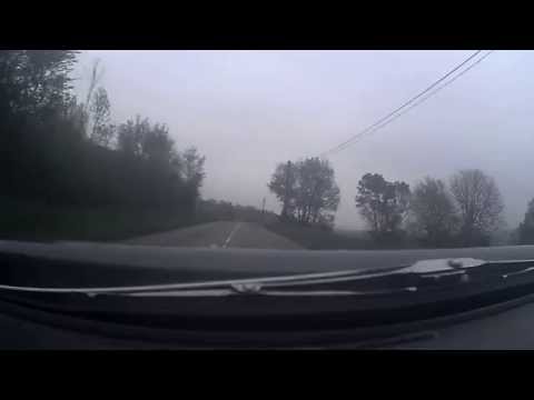 Lauzerte - Sainte Alauzie en cabriolet DS19 1961