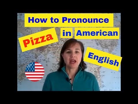 How to Pronounce Pizza in American English