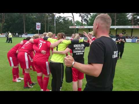 Kreispokalfinale Frauen Saison 16/17 Feier