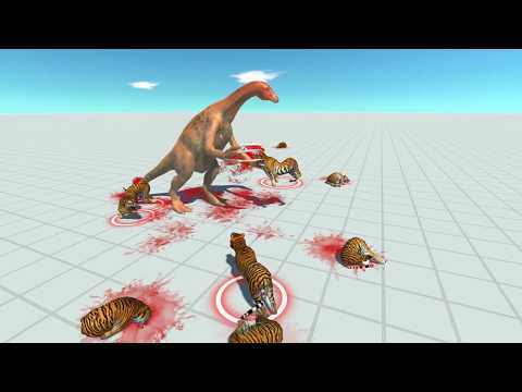 10 TIGERS  VS EVERY UNIT Animal Revolt Battle Simulator
