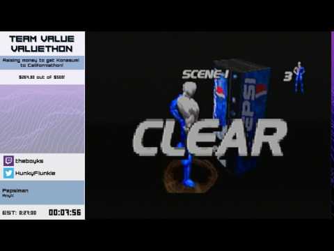 Valuethon 2 - Pepsiman Any% + Cutscenes with theboyks