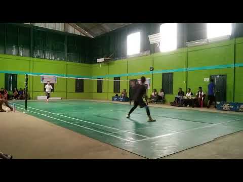 Sasaka & Chhantea Badminton local tournament final single under 18.
