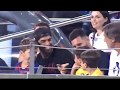 Leo Messi's son celebrating Real Betis' goal against Barcelona