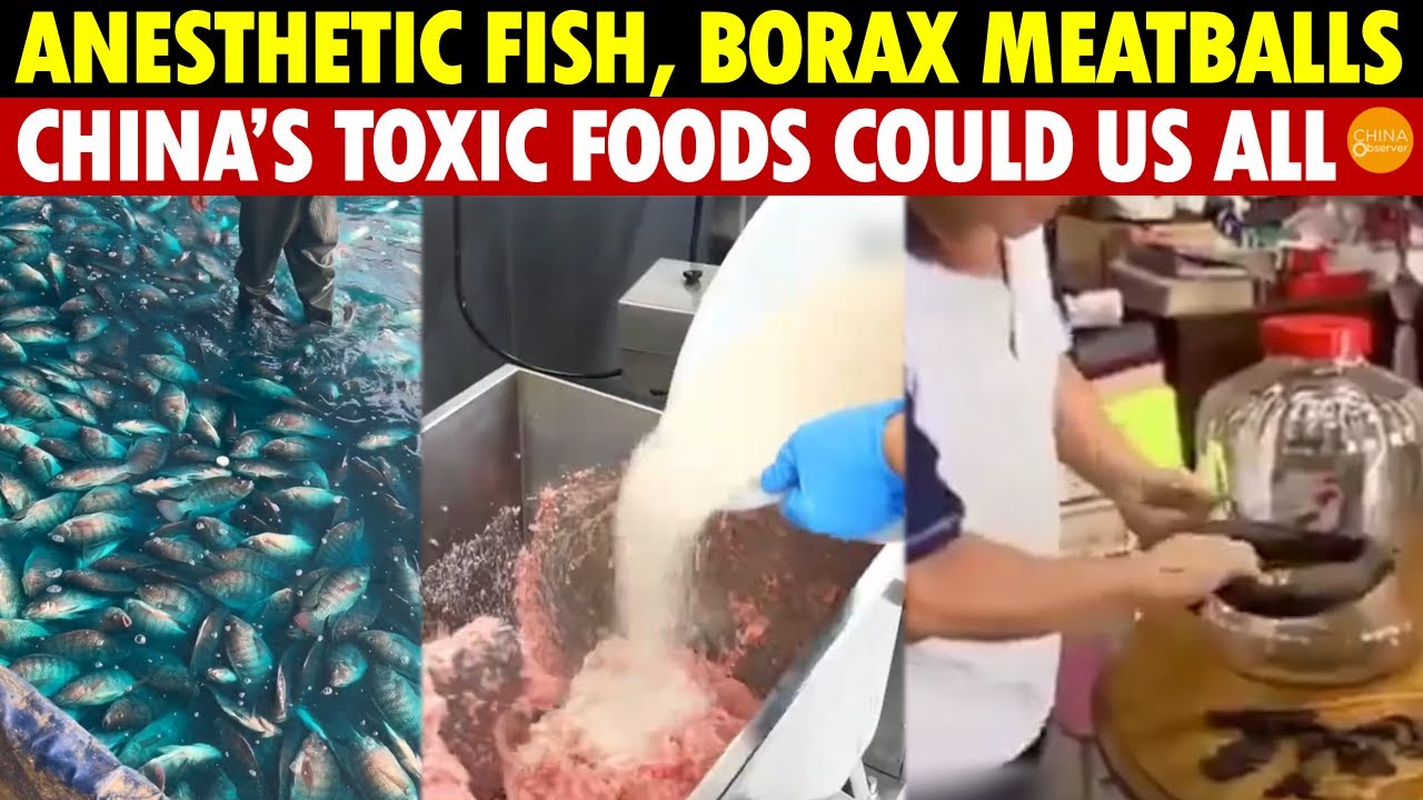 China’s Toxic Foods Could Kill Everyone: Anesthetic Fish, Borax Meatballs, Fake Liquor and Even...