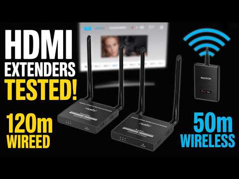 Testing a Wireless KVM HDMI Extender (Keyboard, Video & Mouse over 200m!)