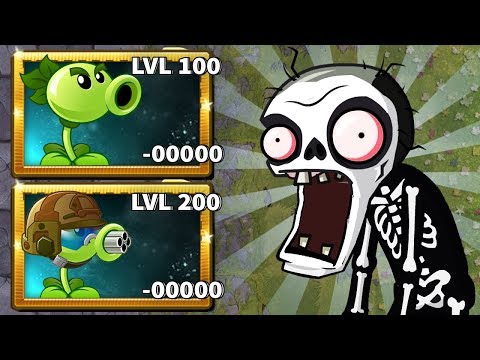 Plants vs Zombies 2 :  Repeater (Level 100) vs Repeater (Level 200)