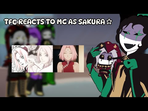 THE FREAK CIRCUS(TFC) react to MC as Sakura!! [NARUTO x TFC] //GACHA REACT\\ ||ENJOY||