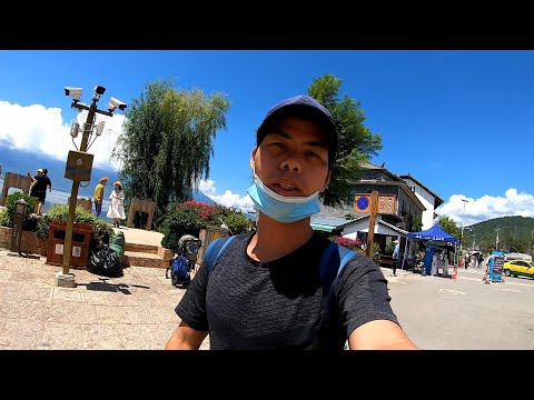 实拍云南大理双廊古镇，因疫情影响，很多店都关门了 Shuanglang Ancient Town, Dali, Yunnan, China