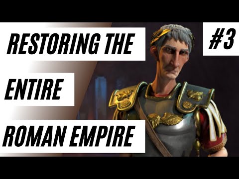 (Civ 6 Deity Rome #3) You Will Not Believe What Happened In This Video! INSANE LUCK!!!