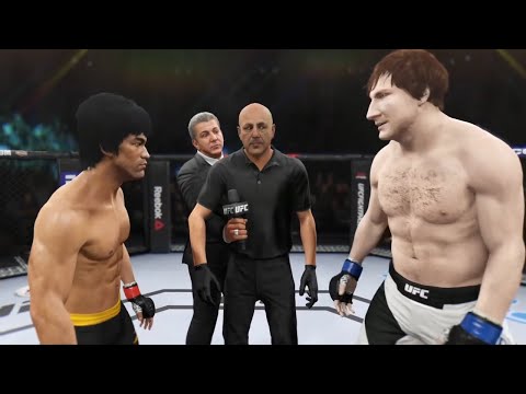 Bruce Lee vs. Hobbit Bilboa - EA Sports UFC 2 - Rematch 🐉