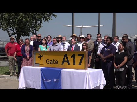 9-11 Newark Airport Sign Transfer