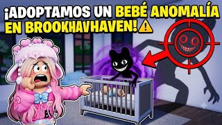 ADOPTAMOS A UN BEBÉ Y ES UNA ANOMALÍA SECRETOS EN BROOKHAVEN ⚠️🏡#roblox #brookhaven
