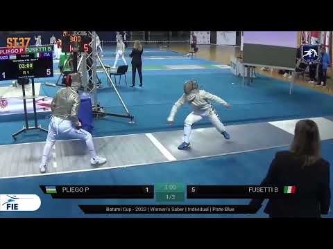 Batumi World Cup 2023 SWS - L64 - Paola Pliego UZB v Benedetta Fusetti ITA