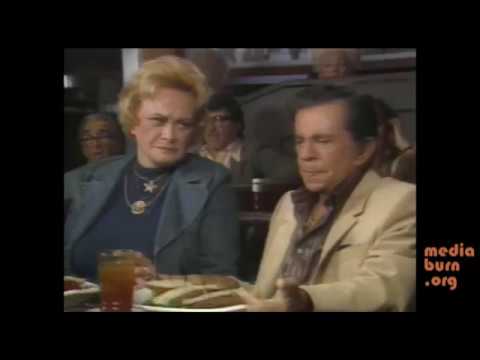 Rose Marie and Morey Amsterdam telling jokes, 1985