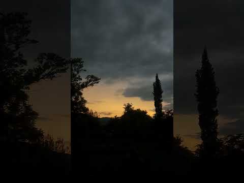 Tormentas eléctricas que afectaron a Metan-Salta vistas desde el Valle de Lerma