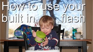 How to use your built in flash