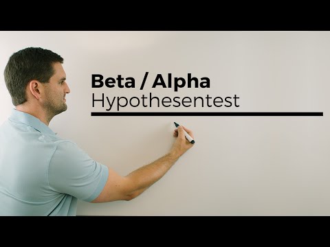 Beta (Fehler 2. Art), Alpha (Fehler 1.Art), Hypothesentest, Stochastik | Mathe by Daniel Jung