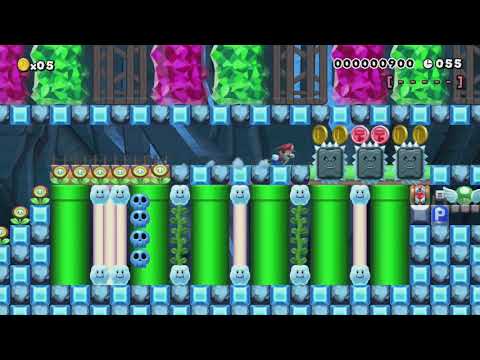 Do not take the flower Speedrun by A's/ズルニャン♪ - Super Mario Maker - No Commentary 1bq