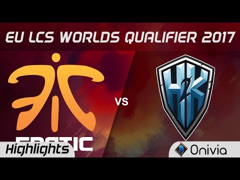 FNC vs  H2K Highlights Game 2 LCS Worlds Qualifier 2017 Fnatic vs  H2K Gaming by Onivia