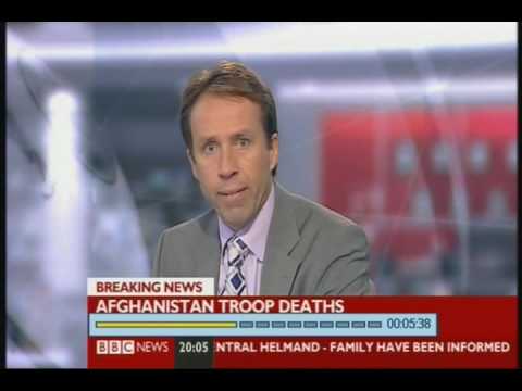 BBC News 24 Newsreader. - Ben Brown Oops! Slow Motion
