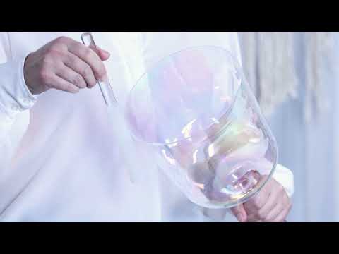 7" Crystal Singing Chalice Note B3 - Crown Chakra